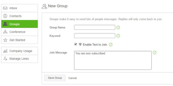 Creating a SendHub Group